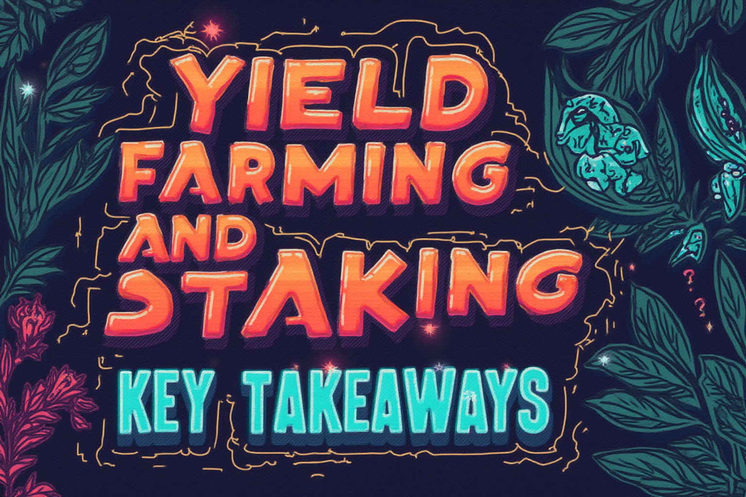 Yield Farming and Staking Key Takaways